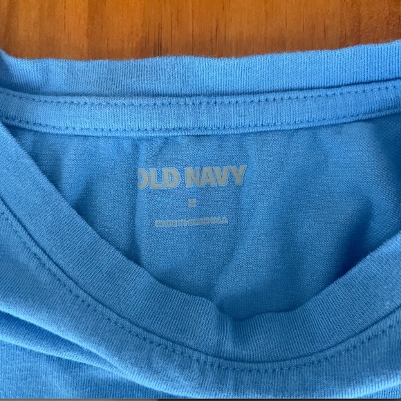 Old Navy Light Blue Baby Tee - Picture 2 of 2